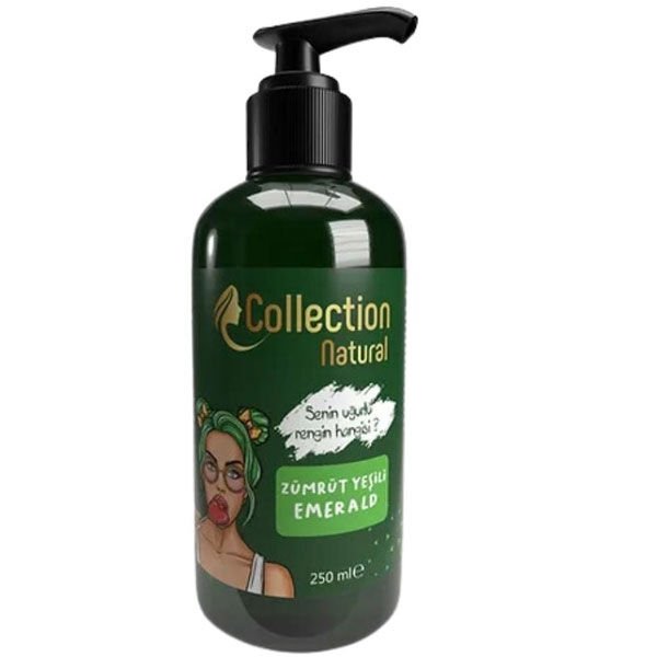 Collection Natural Saç Boyası Zümrüt Yeşili 250 ml