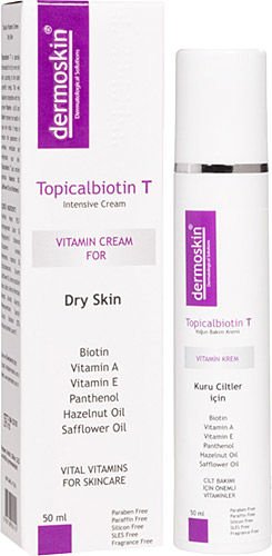 Dermoskin Topicalbiotin T Vitamin Kremi Kuru Ciltler 50 ml