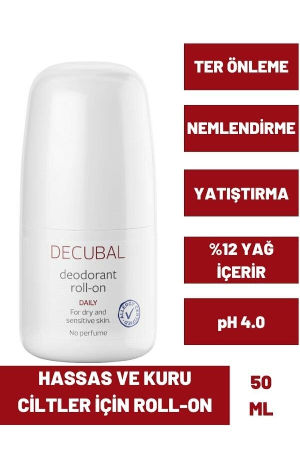Decubal Roll-On Deodorant Kuru ve Hassas Ciltler İçin 50 ml