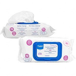 Mustela Clean & Soothing Wipes 70 Adet