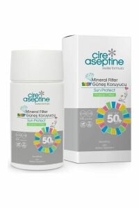 Cire Aseptine Mineral Filtreli Güneş Kremi Çocuk Hassas Cilt SPF50 50 ml