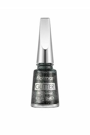 Flormar Glitter Oje - 30 Onyx