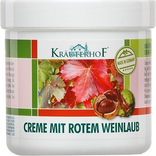Krauterhof Kırmızı Asma Yaprağı Ayak ve Bacak Kremi 250 ml