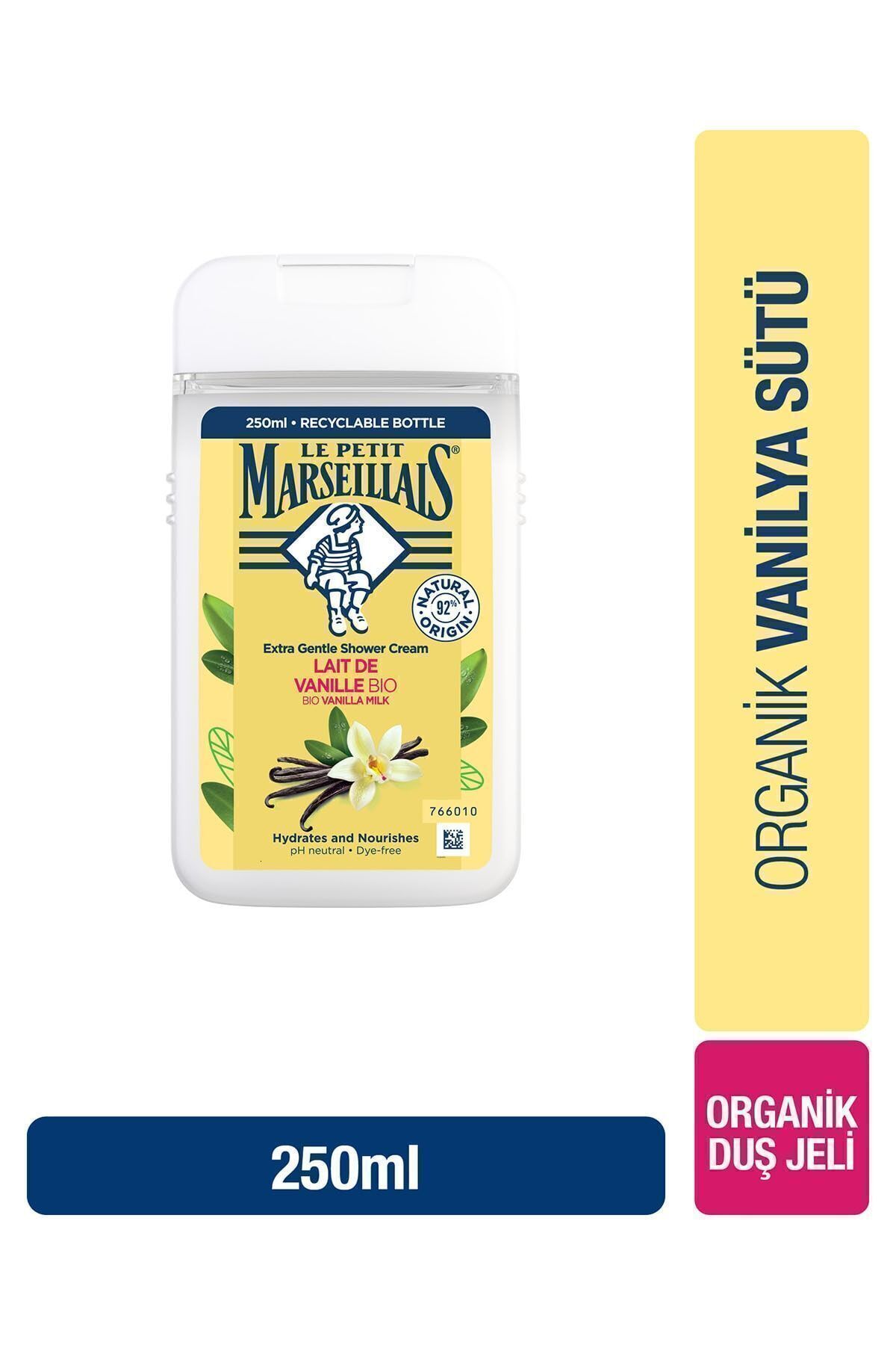 Le Petit Marseillais Vanilya Sütü Duş Jeli  250 ml