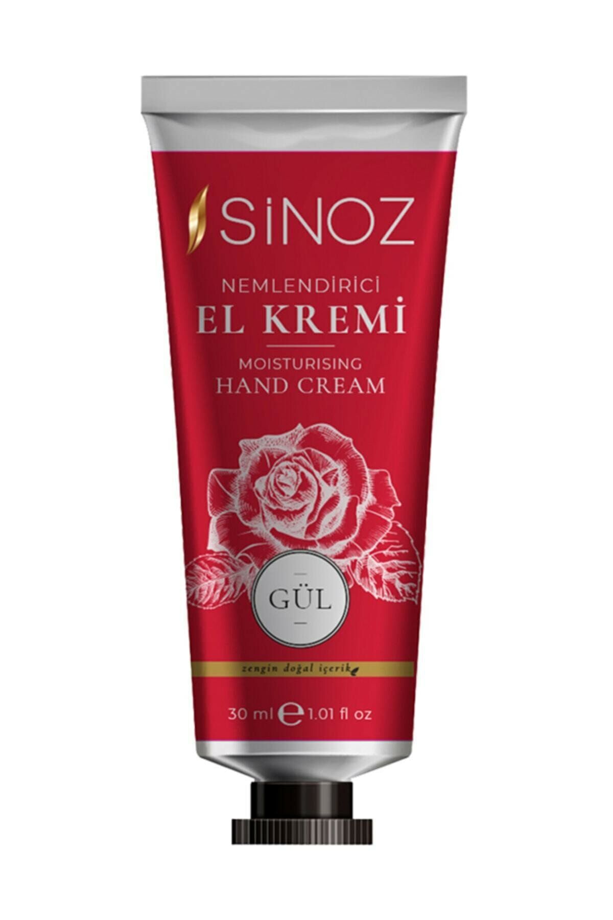Sinoz Gül Nemlendirici El Kremi 30 ml