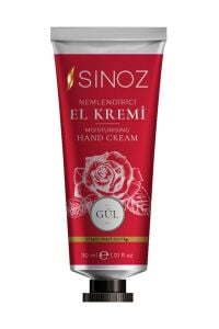 Sinoz Gül Nemlendirici El Kremi 30 ml