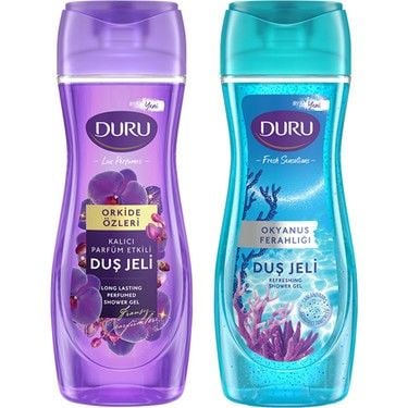 Duru Okyanus Ferahlığı Duş Jeli 650 ml + Duru Orkide Özleri Duş Jeli 650 ml