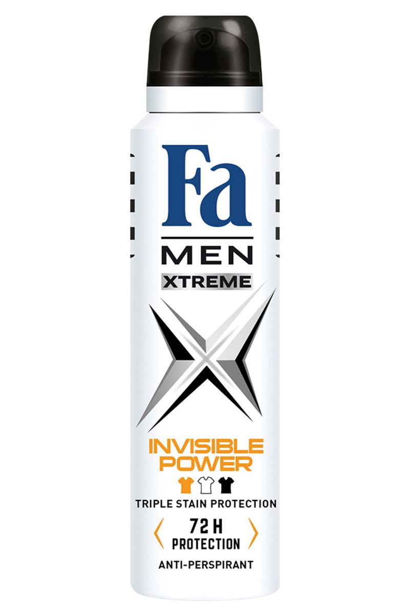FA DEO SPRAY MEN XTREME INVISIBLE POWER