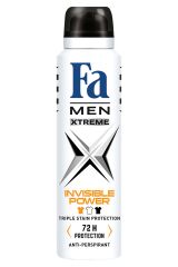 FA DEO SPRAY MEN XTREME INVISIBLE POWER