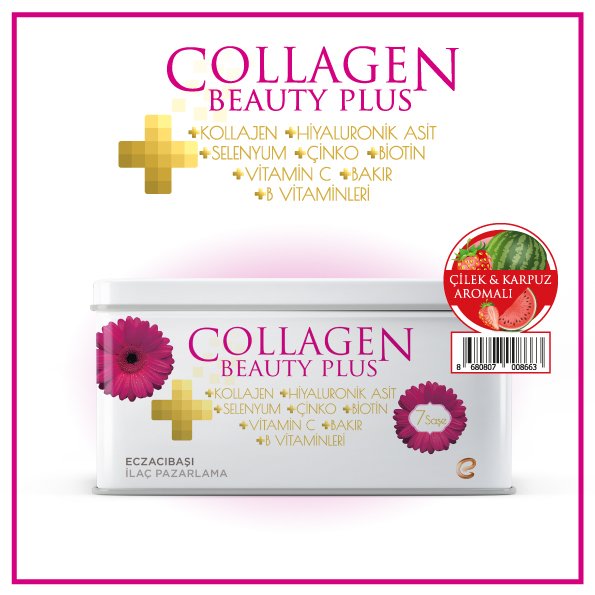 Voonka Collagen Beauty Plus 7 Saşe Karpuz Çilek