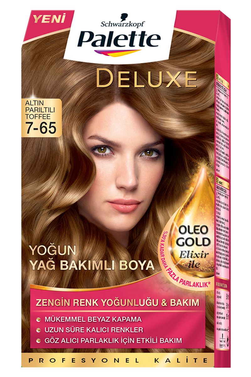 PALETTE DELUXE 7-65 ALTIN PARILTILI TOFFEE