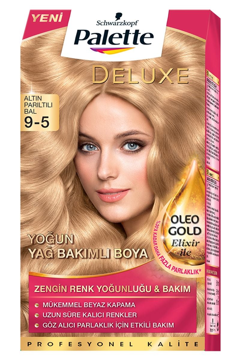 PALETTE DELUXE 9-5 ALTIN PARILTILI BAL