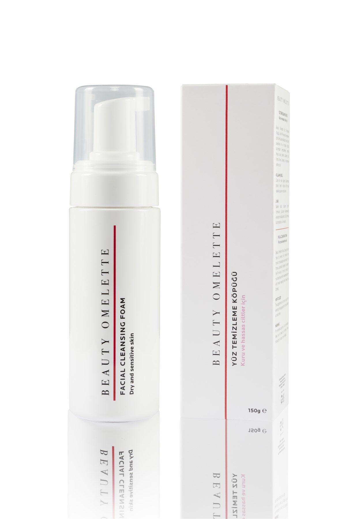 Beauty Omelette Yüz Temizleme Köpüğü Kuru ve Hassas Ciltler İçin 150 gr