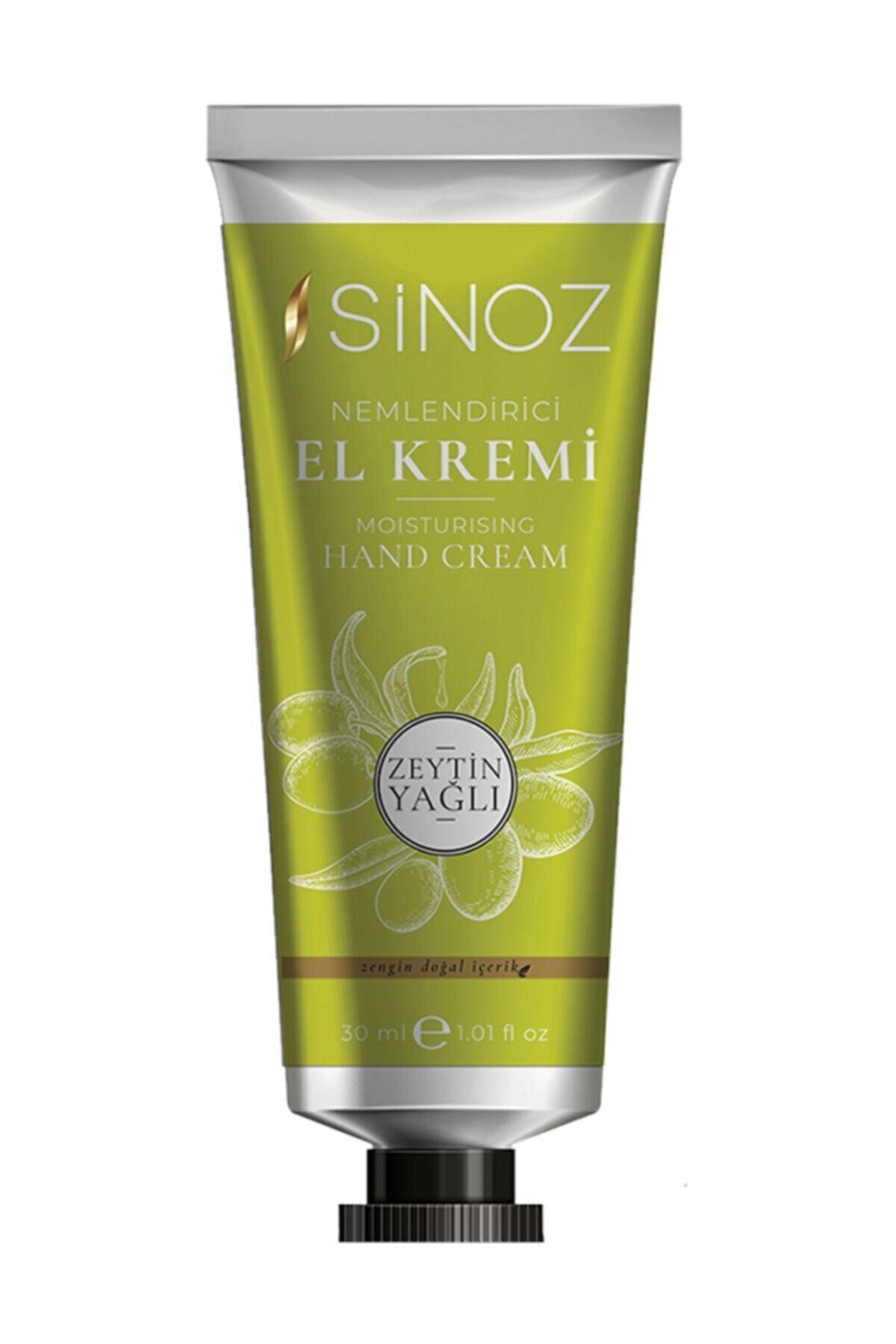 Sinoz Nemlendirici El Kremi Zeytinyağlı 30 ml