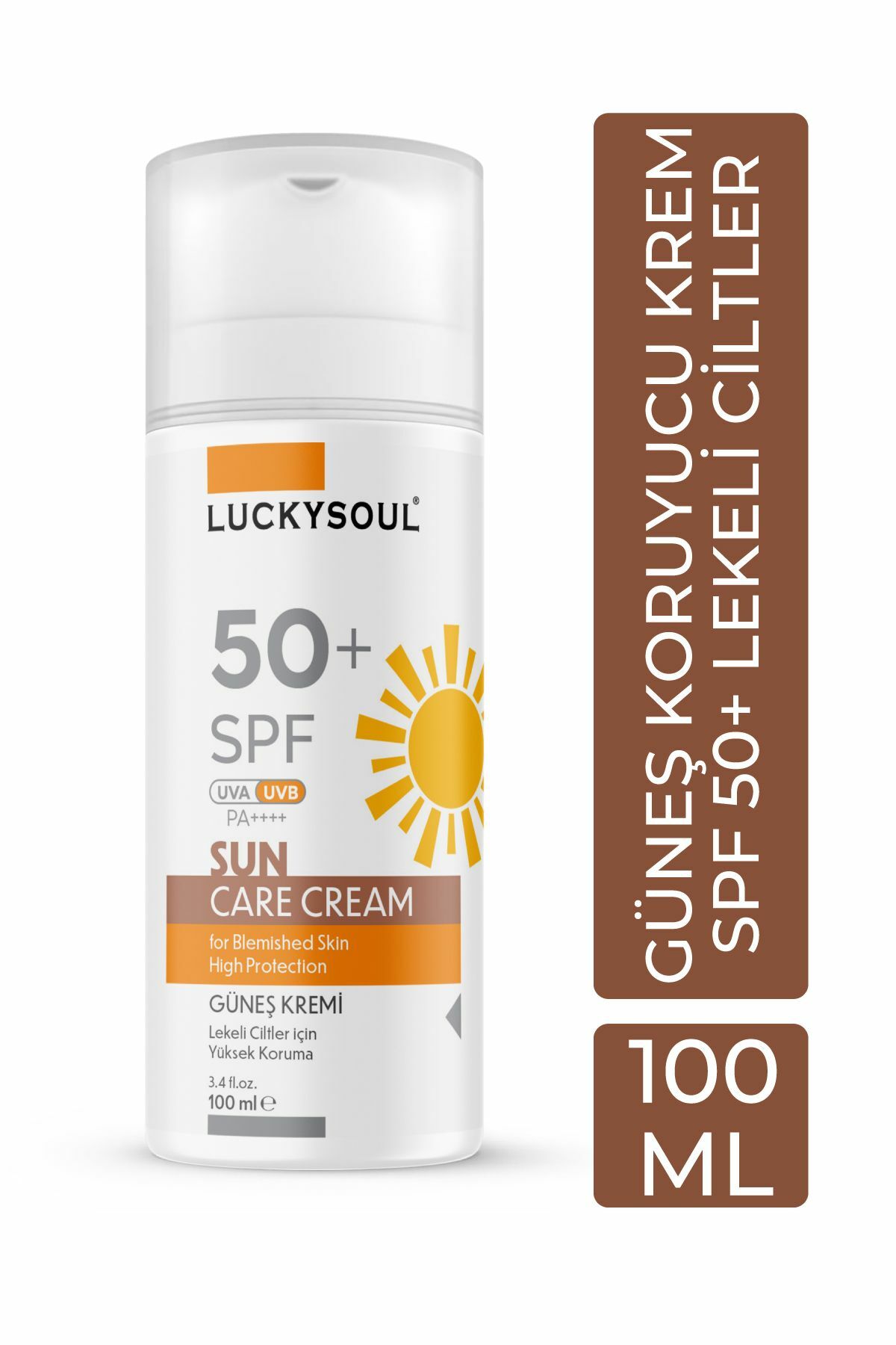 Luckysoul Lekeli Ciltler Güneş Kremi SPF50+ 100 ml