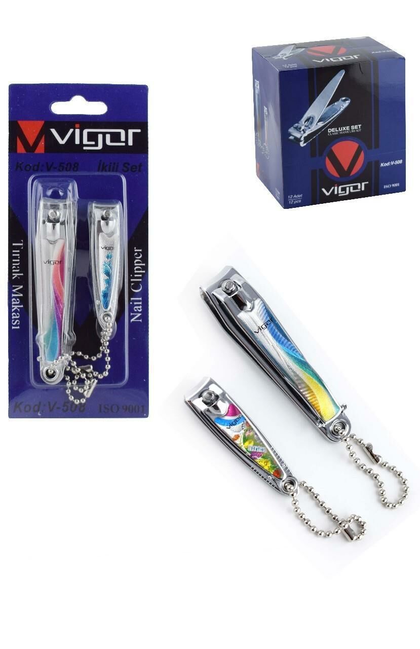 Vigor Tırnak Makası Renkli V-508 2'li