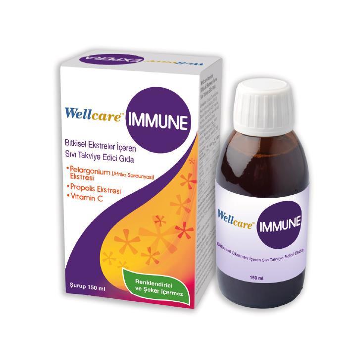 WELLCARE IMMUNE BITKISEL SURUP 150 ML
