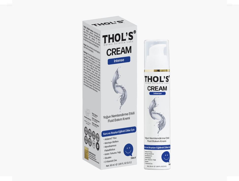 Thol's Cream Intense Kuru ve Atopiye Eğilimli Ciltler İçin Yoğun Nemlendirme Etkili Fluid Bakım Kremi 50 ml