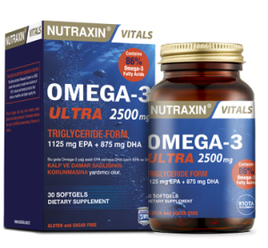 Nutraxin Omega-3 Ultra 2500 mg 30 Kapsül