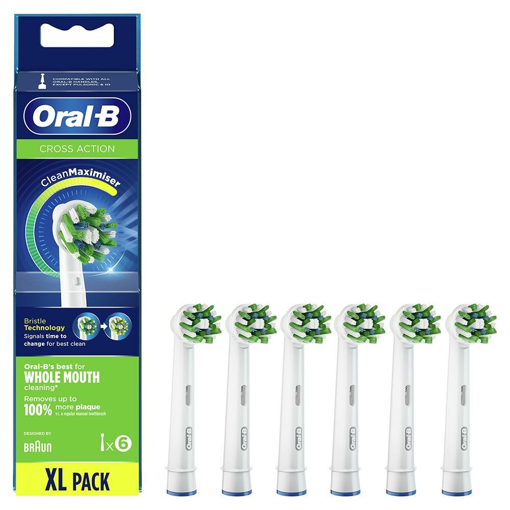 Oral-B Diş Fırçası Yedek Başlığı Clean Maximiser Cross Action 6'lı