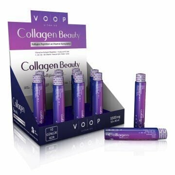 SKT:02/2023 Voop Collagen Beauty 5500mg 10 x 40ml Nar Aromalı