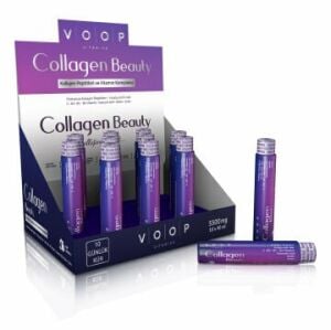 SKT:02/2023 Voop Collagen Beauty 5500mg 10 x 40ml Nar Aromalı