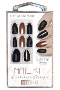 Mara Star Of The Night Nail Kit Takma Tırnak 24'lü