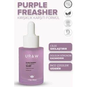 Uraw Purple Freasher Serum Yaşlanma ve Kırışıklık Karşıtı Besleyici Cilt Bakım Serumu 30 ml