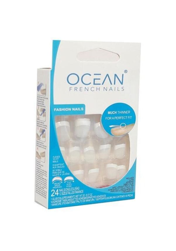 Ocean Şeffaf Takma Tırnak Frenchli 24'lü ASU-190A