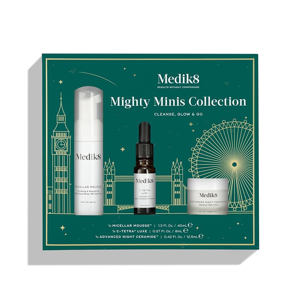 Medik8 Mighty Minis Collection Kofre - Miceller Mouse 40 ml + C-Tetra Lux 8 ml + Night Restore 12.5 ml