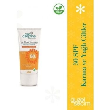 Cire Aseptine Avantajlı Yaz Paketi - Karma ve Yağlı Ciltler Yüz Güneş Koruyucu 50 ml + Bronzlaştırıcı 90 ml