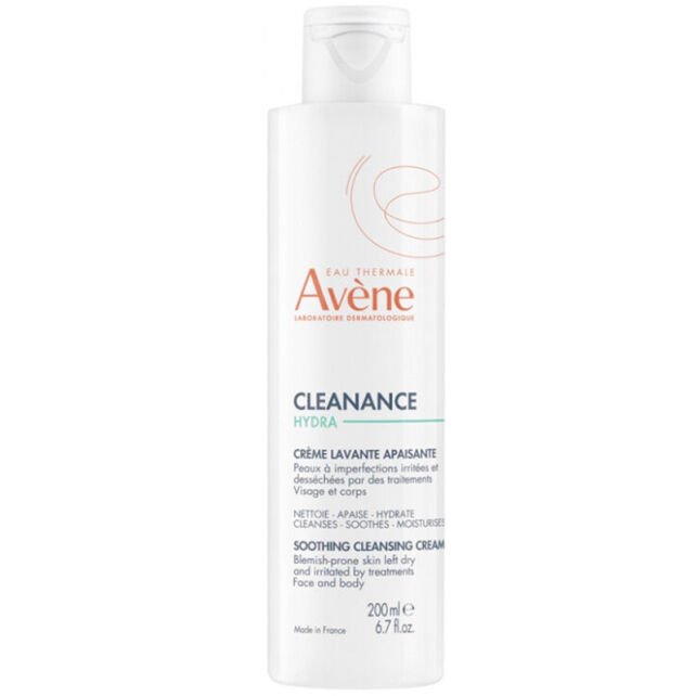 Avene Cleanance Hydra Soothing Cleansing Cream 200 ml