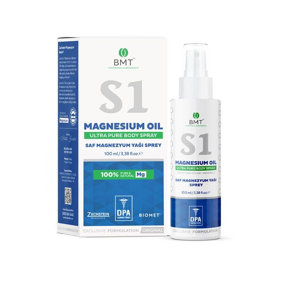BMT S1 Magnezyum Yağı Sprey 100 ml