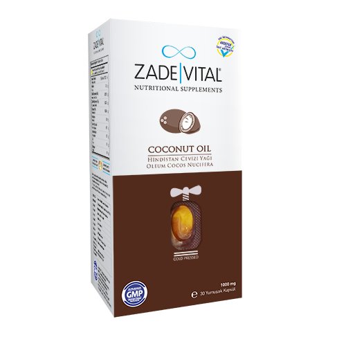 Zade Vital Hindistan Cevizi Yaği 1000 Mg Blister 30 Yumuşak Kapsül