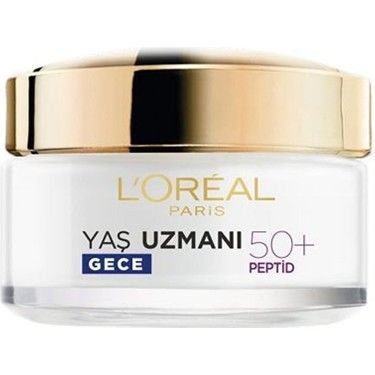 L'Oreal Paris Yaş Uzmanı 50+ Kırışıklık Karşıtı Yenileyici Gece Kremi 50 ml