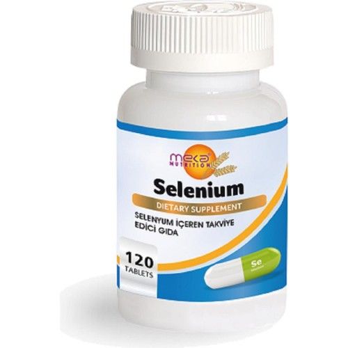 Meka Nutrition Selenyum 200 mcg 120 Tablet - 3 Adet