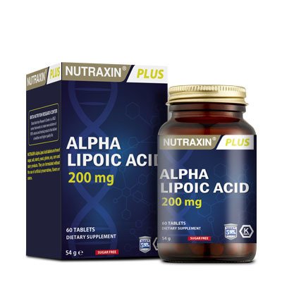 Nutraxin Alpha Lipoic Acid 200 Mg 60 Tablet
