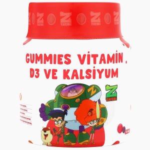 Vitago Kids Premium Z Takımı Gummies Vitamin D3 Kalsiyum İçeren Çiğnenebilir Form 30'lu