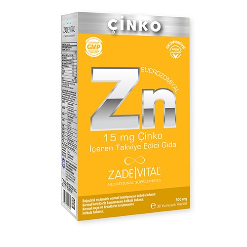 Zade Vital Çinko 30 Yumuşak Kapsül