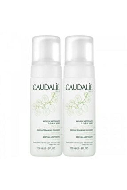 Caudalie Instant Foaming Cleanser 2 x 150 ml - Tüm Cilt Tipleri Için Temizleme Köpüğü - İkincisi %50 İndirimli
