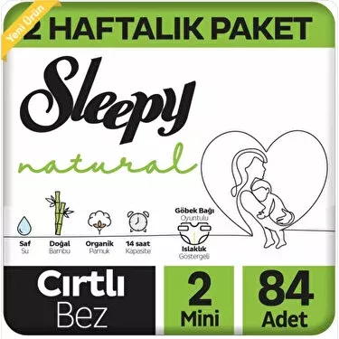 Sleepy Ultra Hassas 2 Numara Bebek Bezi 24'lü