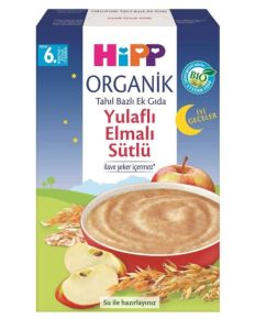Hipp İyi Geceler Organik Yulaflı Elmalı 6+ Ay Kaşık Maması 250 gr - 6 Adet