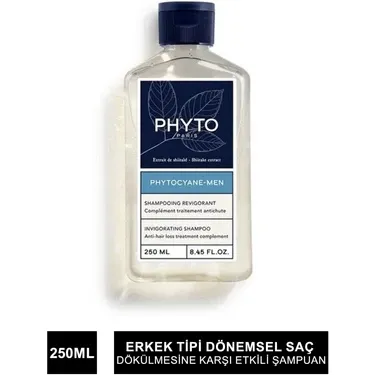 Phyto Phytocyane Erkek Tipi Dökülme Giderici Şampuan 250 ml
