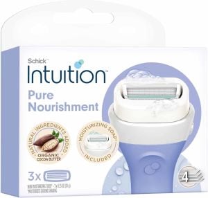Schick İntuition Pure Nourishment Kadın Yedek Tıraş Bıçağı 3'lü Paket
