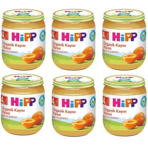 Hipp Kavanoz Maması Organik Kayısı Püresi 125 gr - 6 Adet