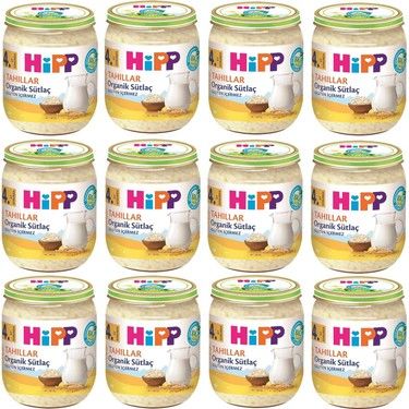 HiPP Kavanoz Maması Organik Sütlaç 125 gr - 12 Adet