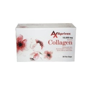 Aprivex Collagen 30 Toz Saşe Ahududu Aromalı