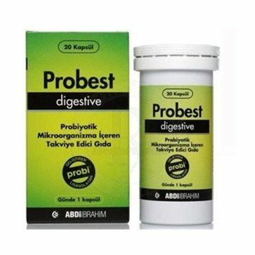 (KUTU HASARLI) Probest Digestive Probiyotik 20 Kapsül