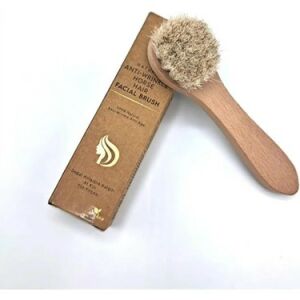 Shadish Beauty Doğal Kırışıklık Karşıtı At Kılı Yüz Fırçası