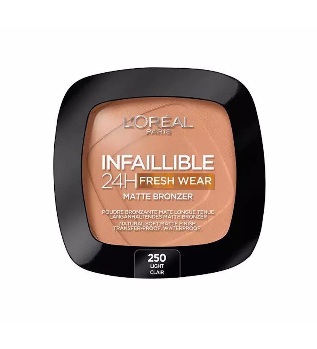 L’Oreal Paris Infaillible 24H Fresh Wear Matte Bronzer Pudra - 250 Light Clair